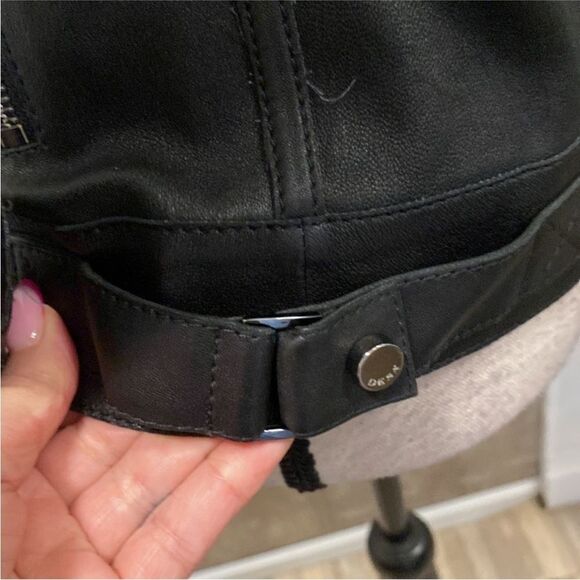 Desa Collection Black perforated Leather Women's Jacket, S - Picture 7 of 13